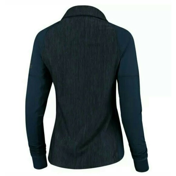 Adidas Climalite Chicago Fire MLS Womens Medium Blue Pullover 1/4 Zip Jacket - Picture 7 of 14